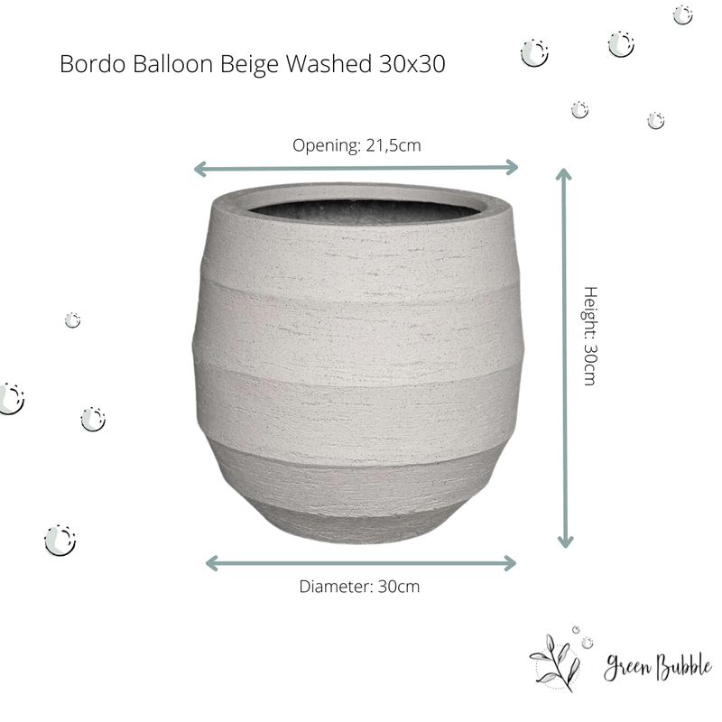 





Pot Bordo Balloon Sand - Detail view kunstplant
