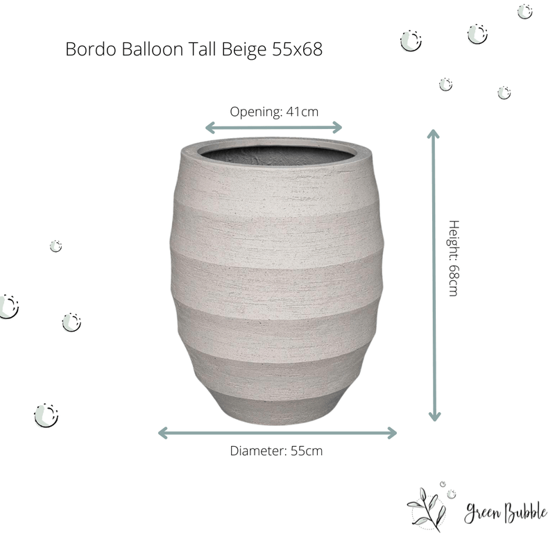 





Pot Bordo Tall Balloon Beige Washed - Lifestyle foto kunstplant in interieur
