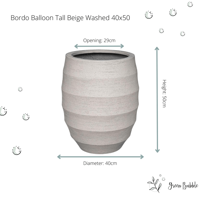 





Pot Bordo Tall Balloon Beige Washed - Afbeelding 4
