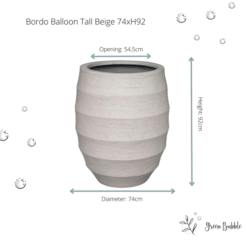 





Pot Bordo Tall Balloon Beige Washed - Afbeelding 5
