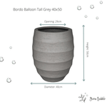





Kvetináč Bordo Tall Balloon Šedý - Detail view kunstplant
 thumbnail