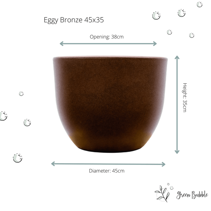 





Krukke Eggy Bronzé - Lifestyle foto kunstplant in interieur
