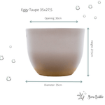 





Pot Eggy Taupe - Detail view kunstplant
 thumbnail