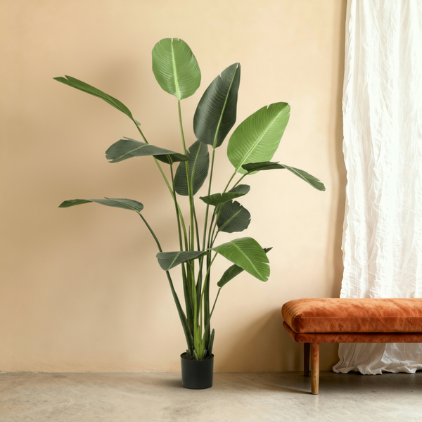 Kunst strelitzia 'paradijsvogel' - 190cm