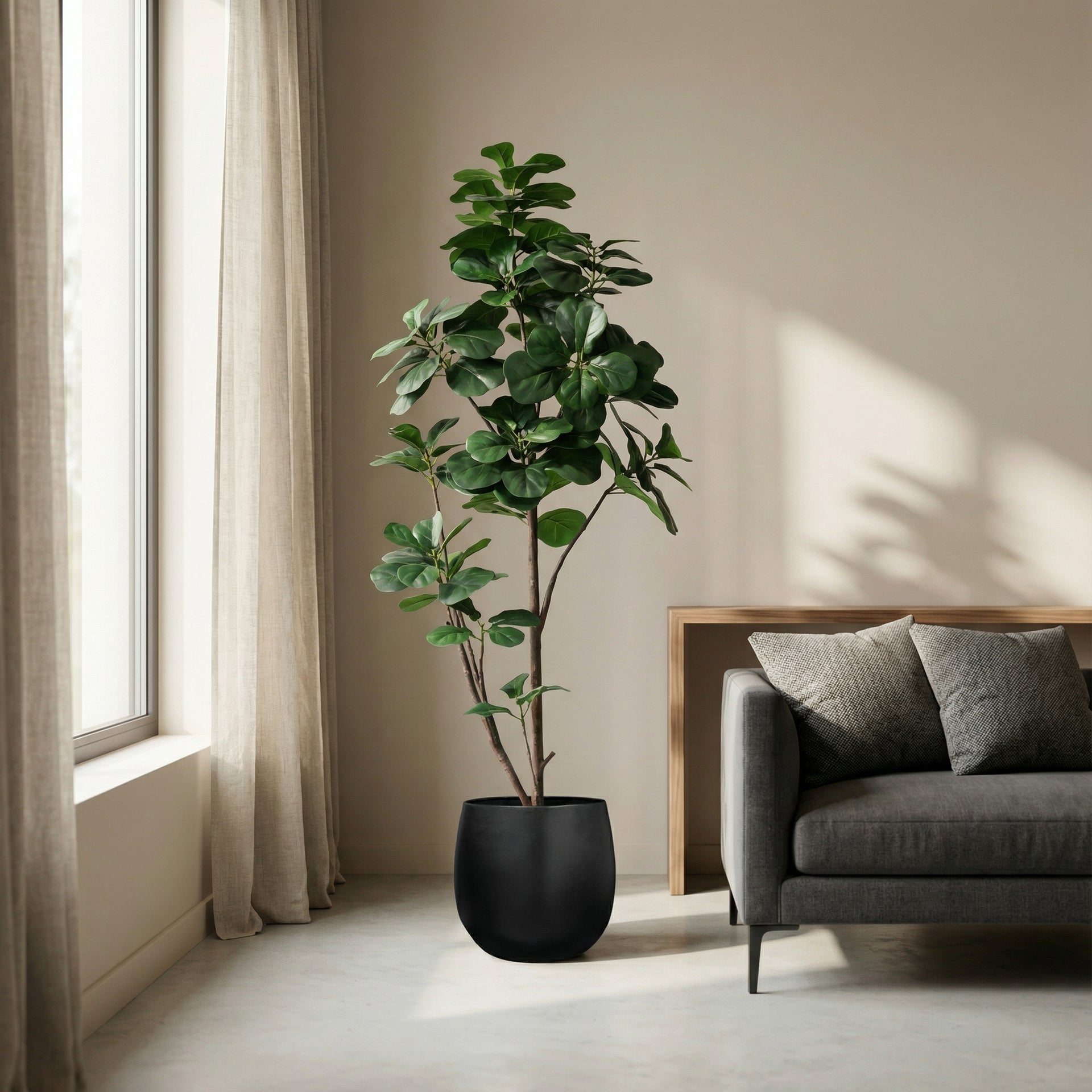 





Kunstplant Ficus Lyrata Vertakt | 150cm - Afbeelding 7
