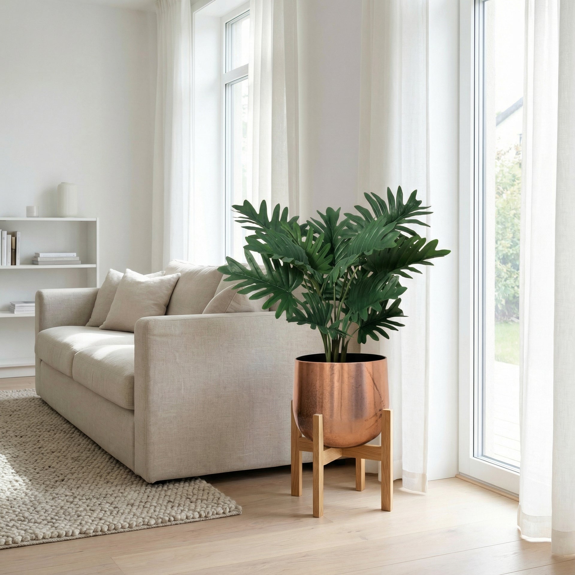 





Kunstplant Philodendron Selloum | 70cm - Afbeelding 8
