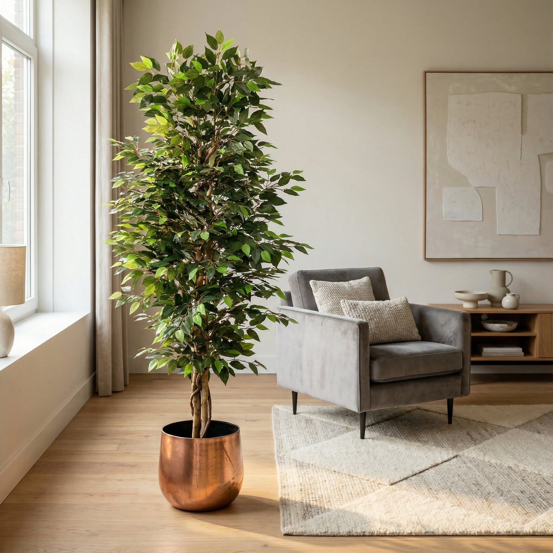 





Kunstplant Ficus Benjamina | 180cm - Afbeelding 5
