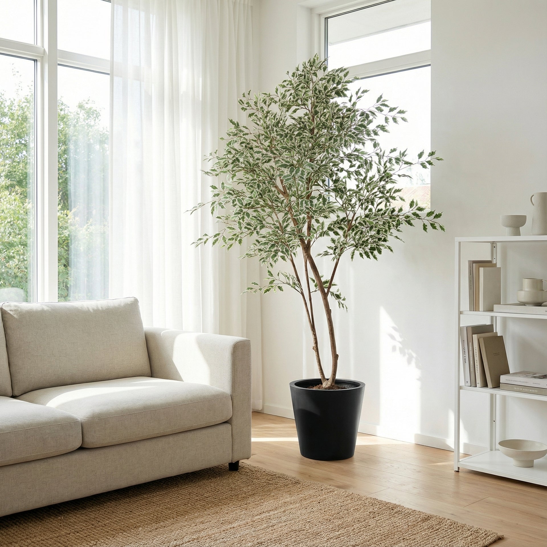 





Kunstplant Ficus Benjamina | 185cm - Afbeelding 6
