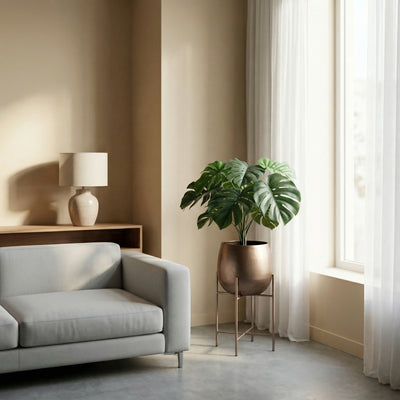 Kunst monstera 'gatenplant' - Perfecte urban jungle