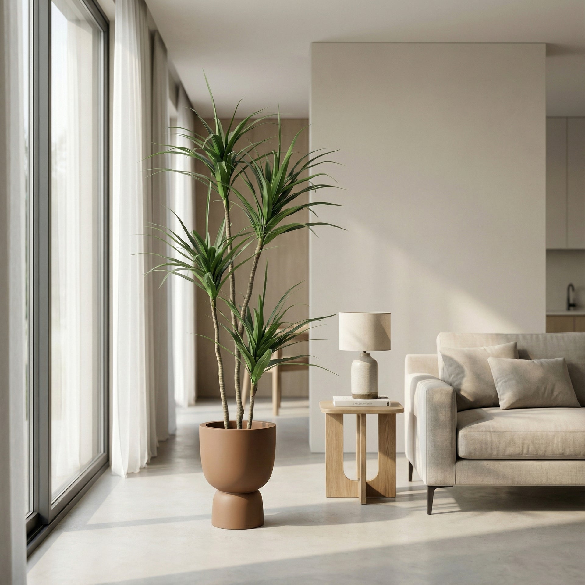 





Kunstplant Dracaena | 165cm - Lifestyle foto kunstplant in interieur
