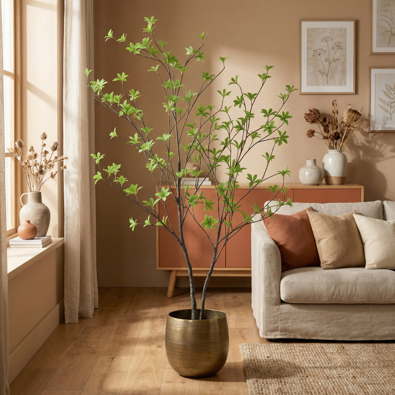 





Pianta Artificiale Tropaeolum | 110cm - Lifestyle foto kunstplant in interieur
