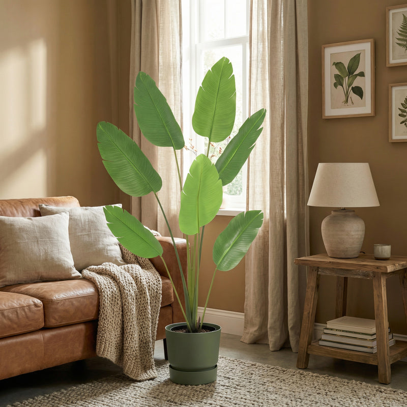 





Pianta Artificiale Strelitzia | 170cm - Lifestyle foto kunstplant in interieur
