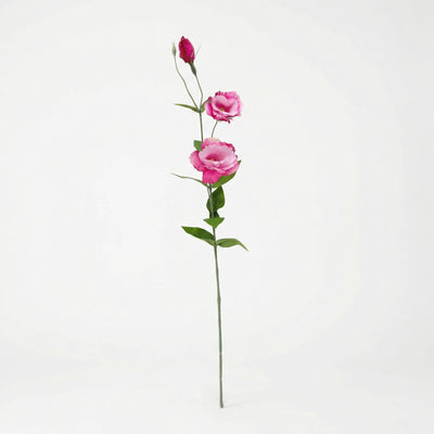 Kunstbloem Lisianthus Donkerroze