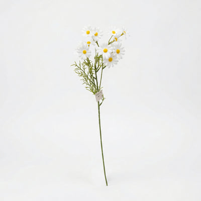 Kunstbloem Kamille Wit