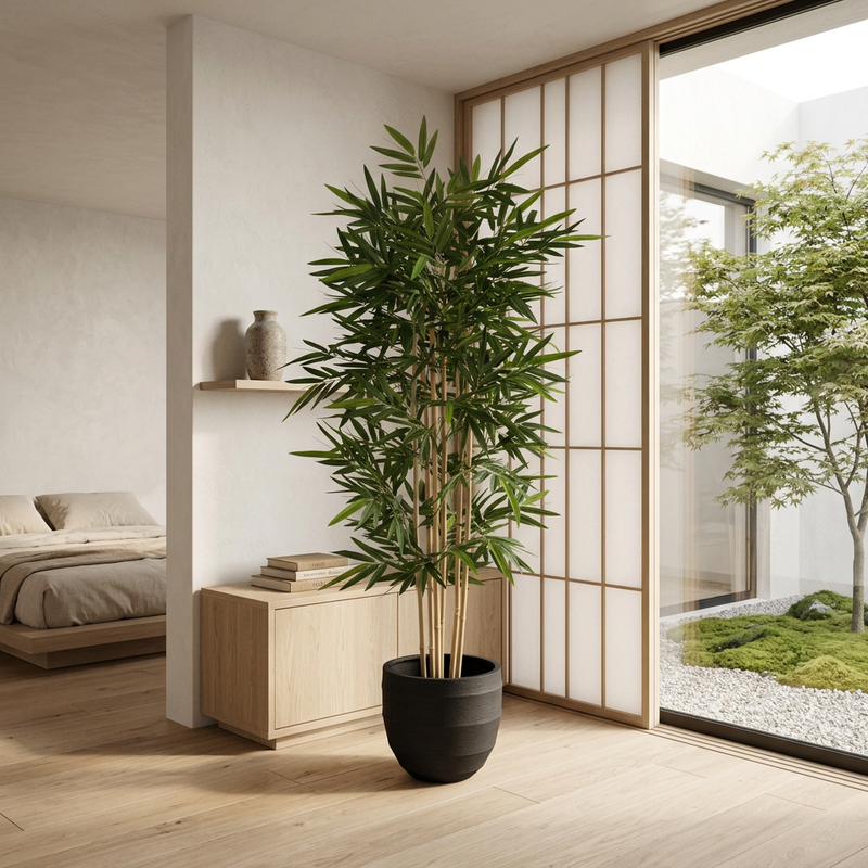





Plante Artificielle Bambou | 200cm - Lifestyle foto kunstplant in interieur
