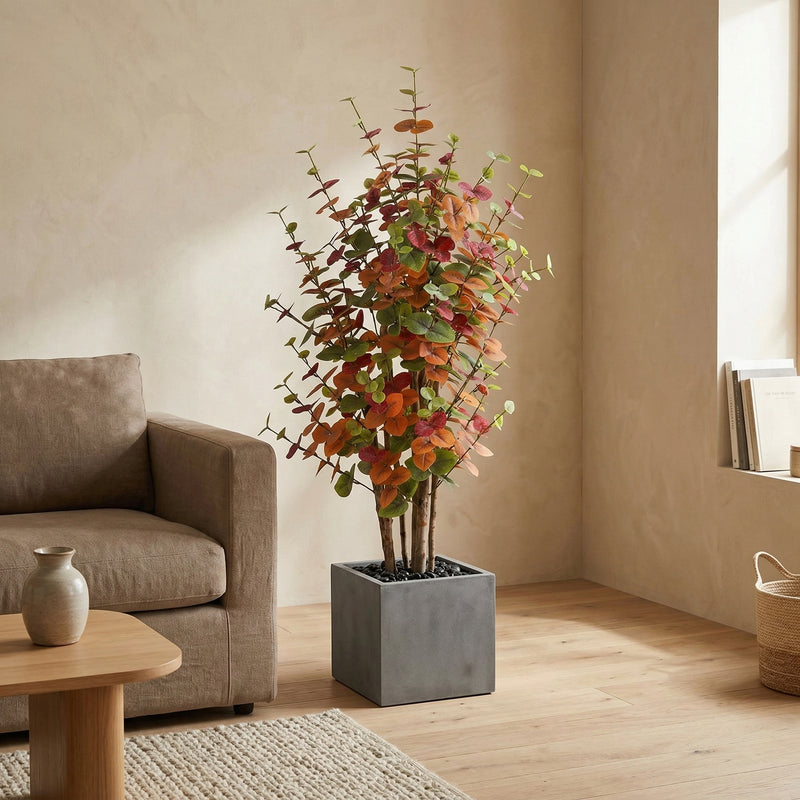 





Kunstpflanze Eucalyptus Multicolor | 120cm - Lifestyle foto kunstplant in interieur
