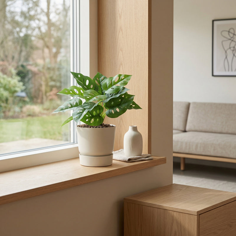 





Artificial Monstera Monkey Leaf Plant 22cm - Lifestyle foto kunstplant in interieur
