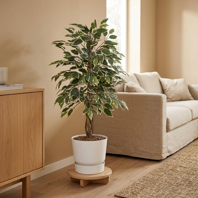 





Plante Artificielle Ficus Benjamina Variegata | 85cm - Afbeelding 4
