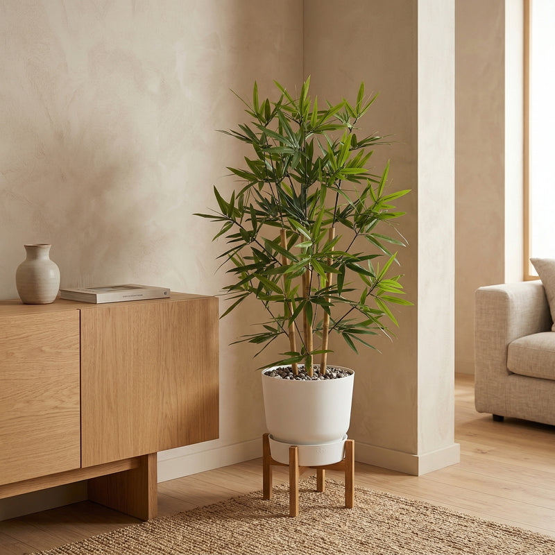 





Konstgjord bambu | 91cm - Lifestyle foto kunstplant in interieur
