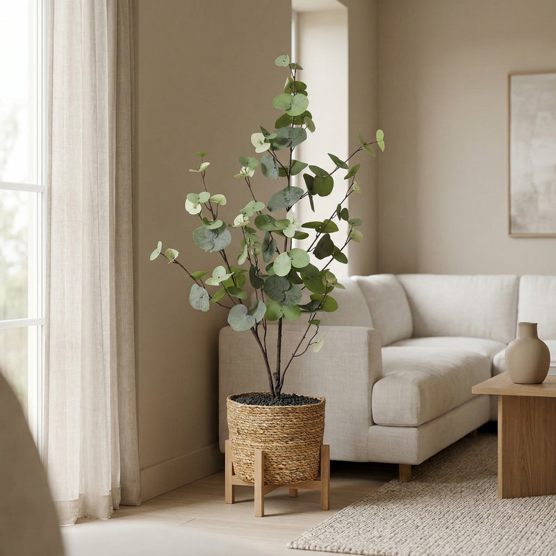 





Kunstpflanze Eucalyptus Groen | 86cm - Afbeelding 4
