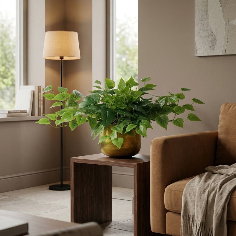 





Artificial Epipremnum with Decorative Pot | 30cm - Afbeelding 4
