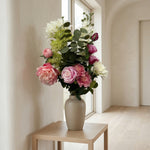 





Konstgjorda Blommor Siden Bukett Rosa Elegans - Lifestyle foto kunstplant in interieur
 thumbnail