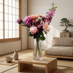 





Kunstbuket S Pink 7 Stilke - Lifestyle foto kunstplant in interieur
 thumbnail