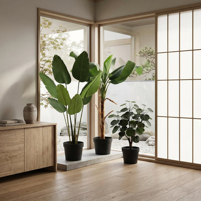 Woonkamer Oase | Tropische Kunstplanten Set