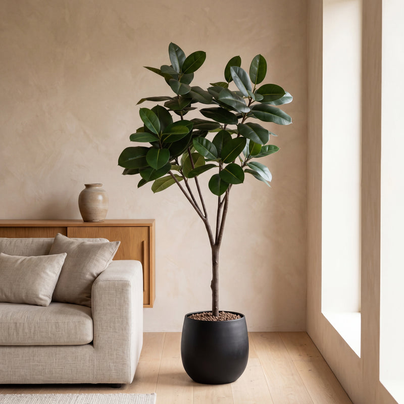 





Pianta artificiale Ficus Elastica Robusta | 170cm - Afbeelding 9
