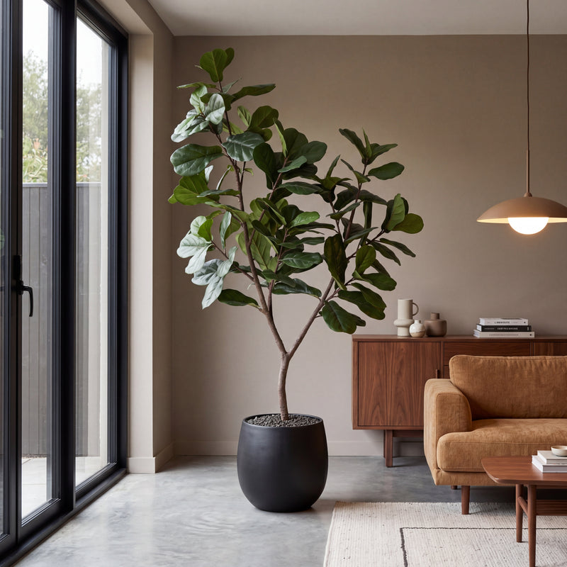 





Pianta artificiale Ficus Lyrata Albero | 240cm - Lifestyle foto kunstplant in interieur
