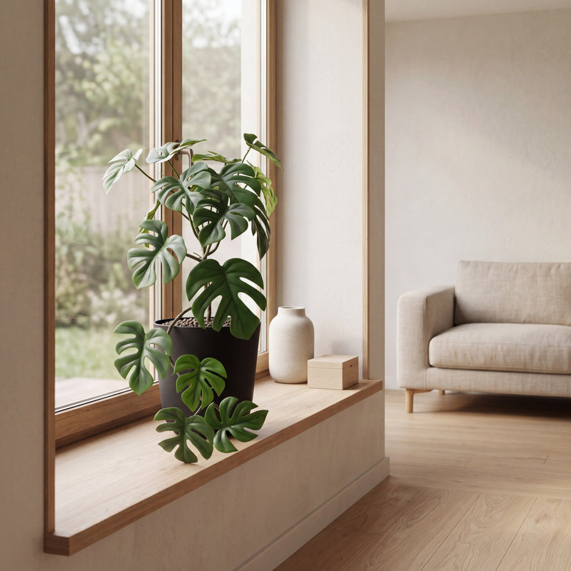 





Kunst Monstera Hangplant | 48cm - Afbeelding 5
