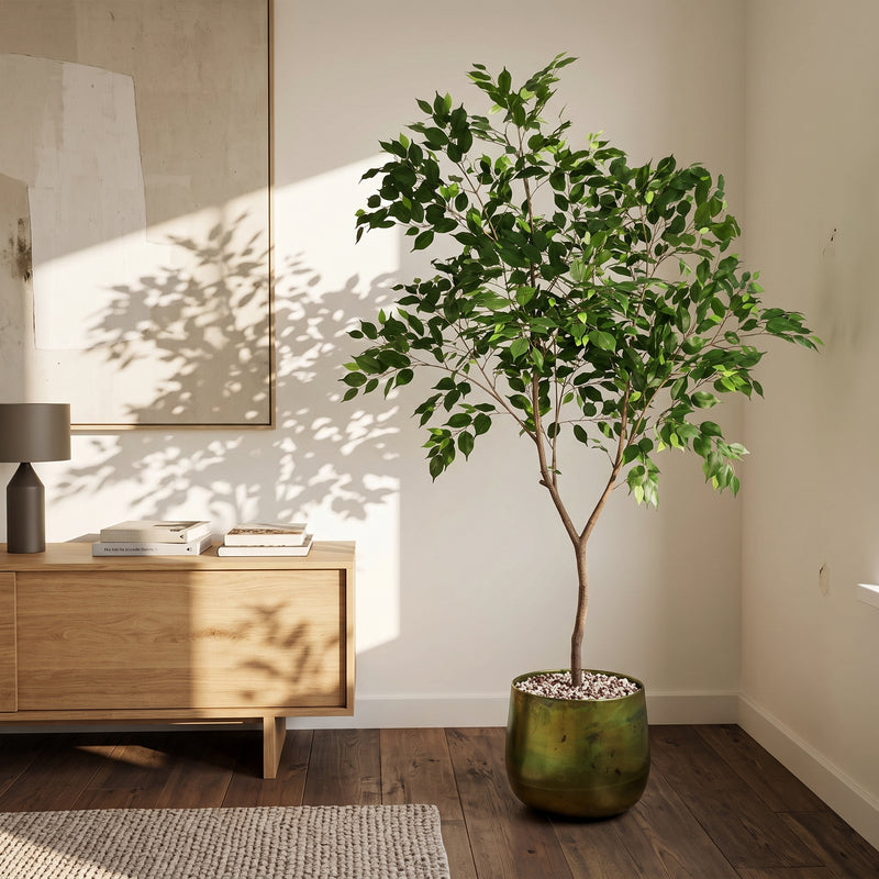 





Kunstpflanze Ficus Benjamina | 225cm - Detail view kunstplant
