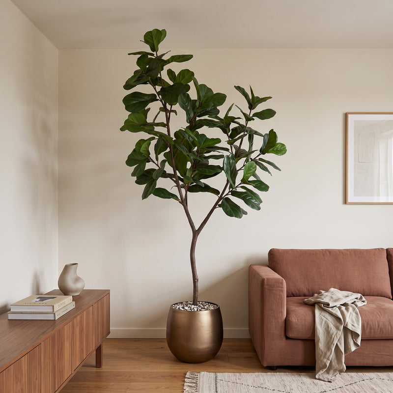 





Künstlicher Ficus Lyrata Baum | 225cm - Premium kunstplant van Florafy
