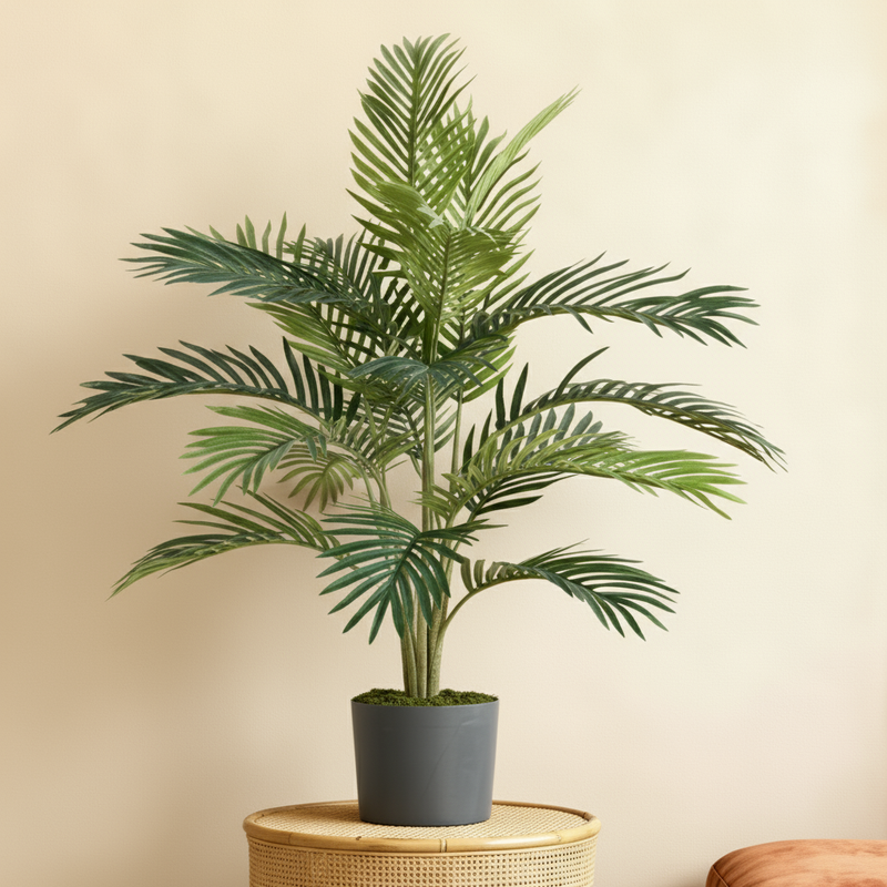 





Pianta Artificiale Areca Palma Dorata | 90cm - Detail view kunstplant
