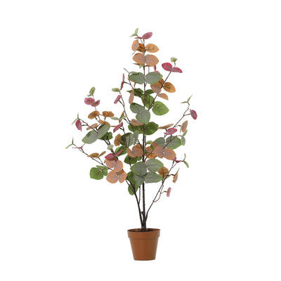 Kunstplant Eucalyptus Herfstkleuren | 86cm