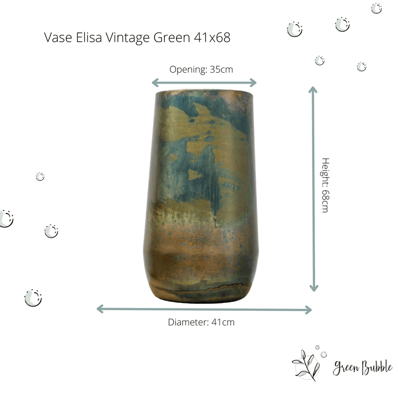 





Vase Elisa Vintage Green - Afbeelding 4
