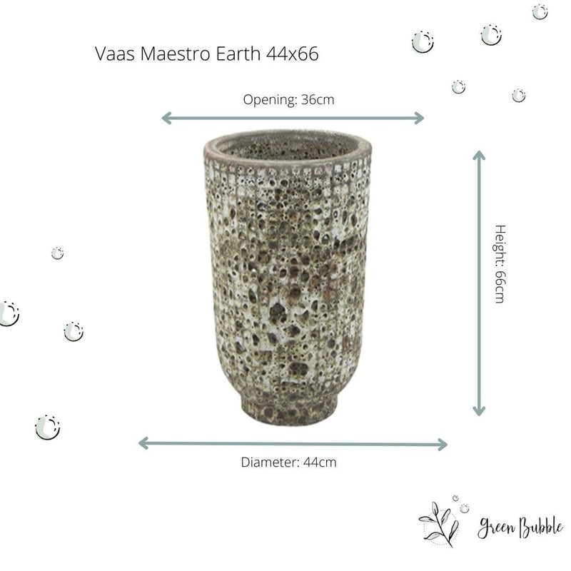 





Vaas Maestro earth - Lifestyle foto kunstplant in interieur
